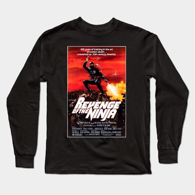 Revenge of the Ninja (Cannon, 1983) Long Sleeve T-Shirt by Scum & Villainy